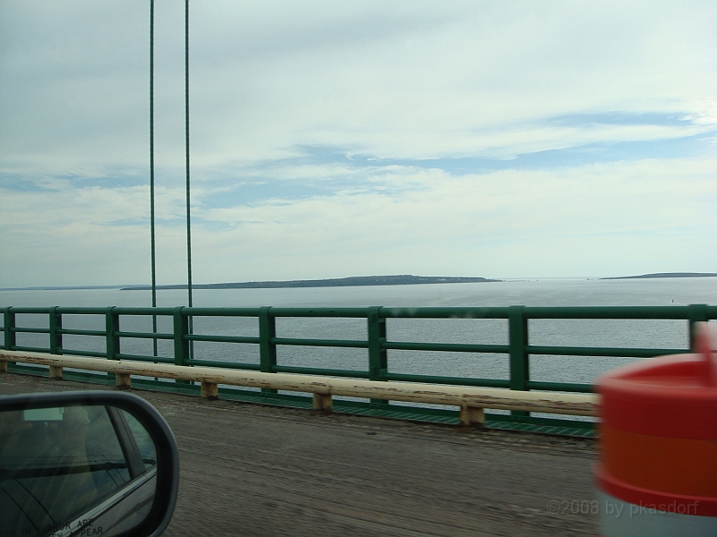 243 Memorial Day [2008 May 23].JPG - Scenes of the Mackinac Bridge.